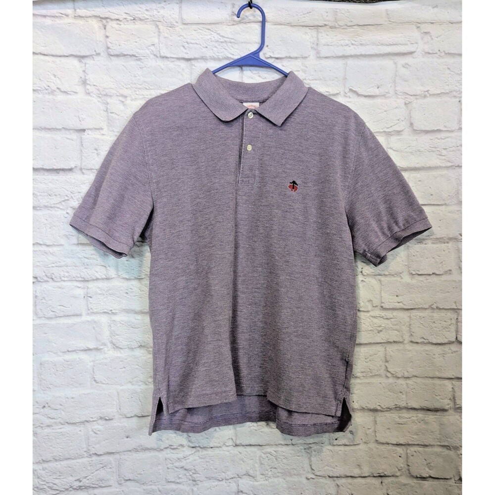 Brooks Brothers 346 Polo Shirt Lavender men's M‎ 100% Cotton